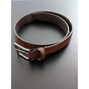 Florsheim Men's Dress Belt Brown Leather 38" Total Length